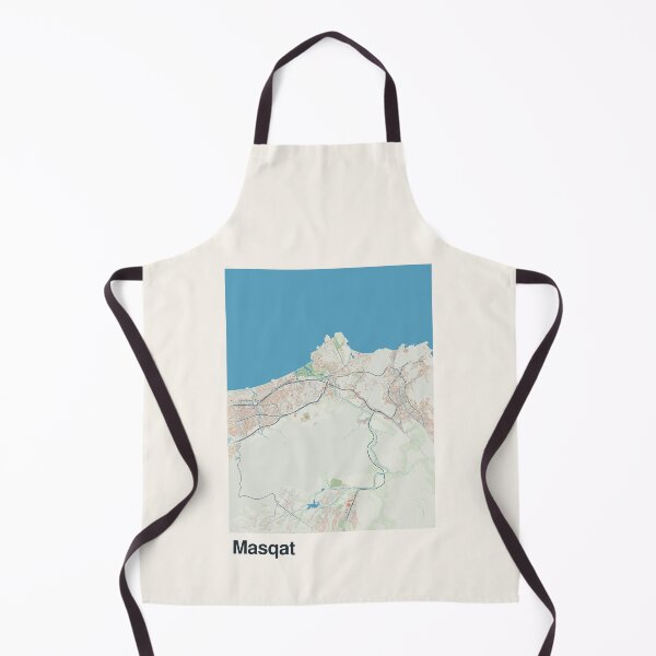Item preview, Muscat Minimalistic Map Art designed and sold by MapsNerd.