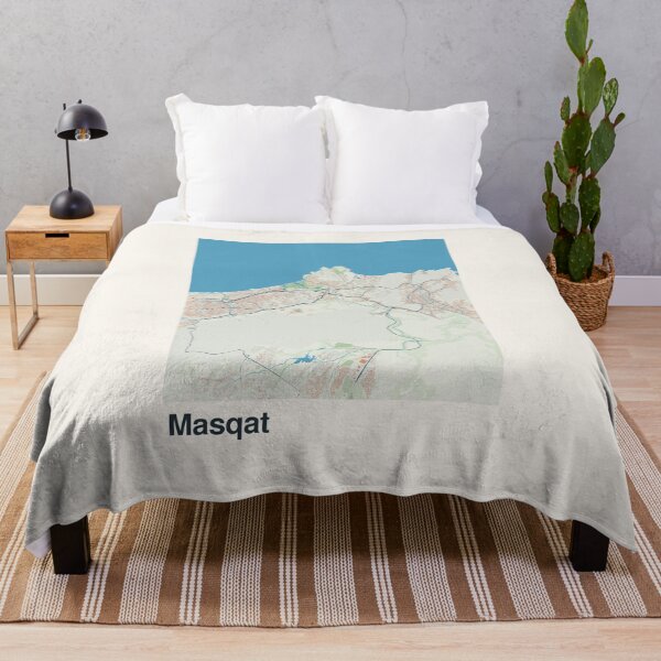 Item preview, Muscat Minimalistic Map Art designed and sold by MapsNerd.