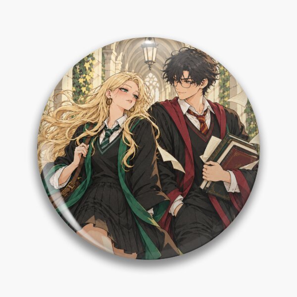 Item preview, Trouble is looking good on you - Harry and Carina Malfoy Fan Art designed and sold by Coloor.