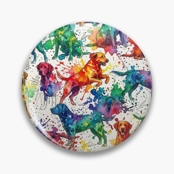 Item preview, Explosion of Color Labrador in Watercolor designed and sold by Goodthingstree.
