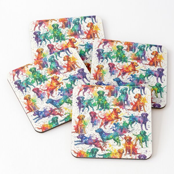 Item preview, Explosion of Color Labrador in Watercolor designed and sold by Goodthingstree.
