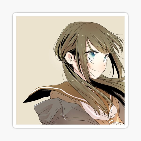 brown Sticker
