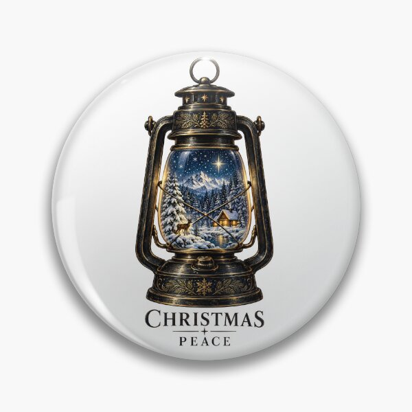Item preview, Christmas Peace Vintage Lantern designed and sold by Sovereign Supply Co..
