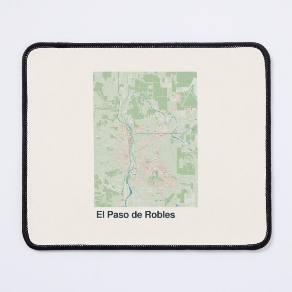 Item preview, El Paso de Robles Minimalistic Map Art designed and sold by MapsNerd.