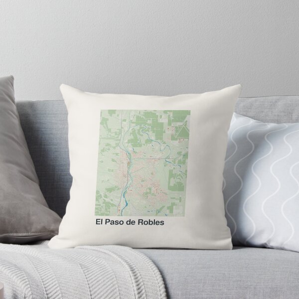 Item preview, El Paso de Robles Minimalistic Map Art designed and sold by MapsNerd.
