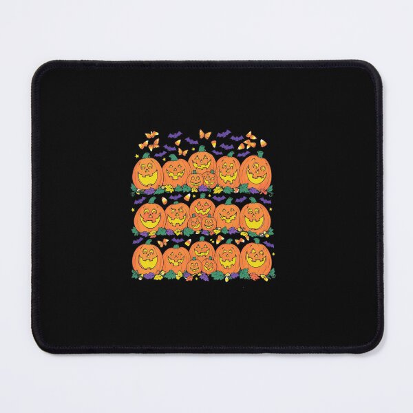 Item preview, Retro Halloween Pumpkins with Bats and Candy designed and sold by BancaJone.