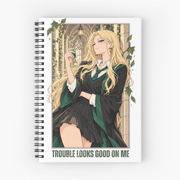 Item preview, Trouble is looking good on me - Carina Malfoy Fan Art designed and sold by Coloor.