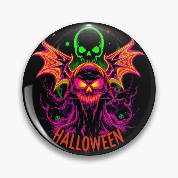 Item preview, Neon Halloween Retro Horror designed and sold by ERODED SELF.