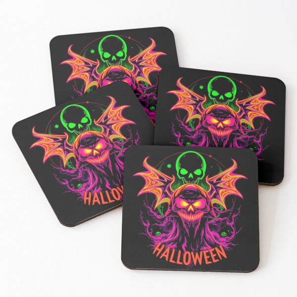 Item preview, Neon Halloween Retro Horror designed and sold by ERODED SELF.