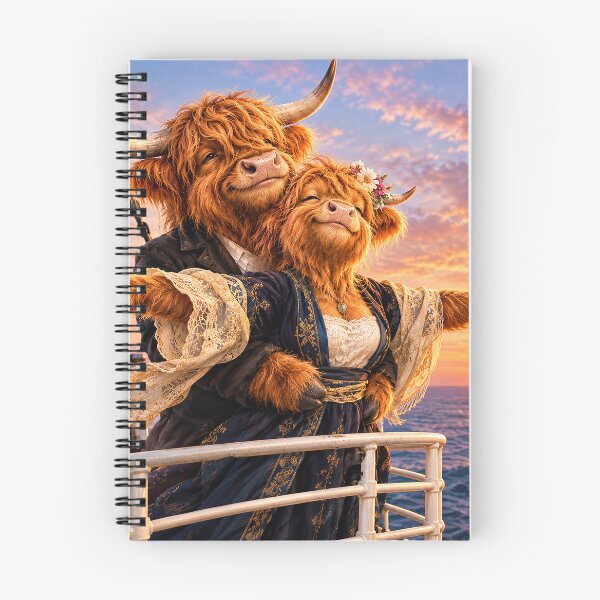 Item preview, I'm Dying! - Highland Cow Titanic Love Scene  designed and sold by Collymore.