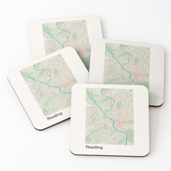 Item preview, Reading Minimalistic Map Art designed and sold by MapsNerd.