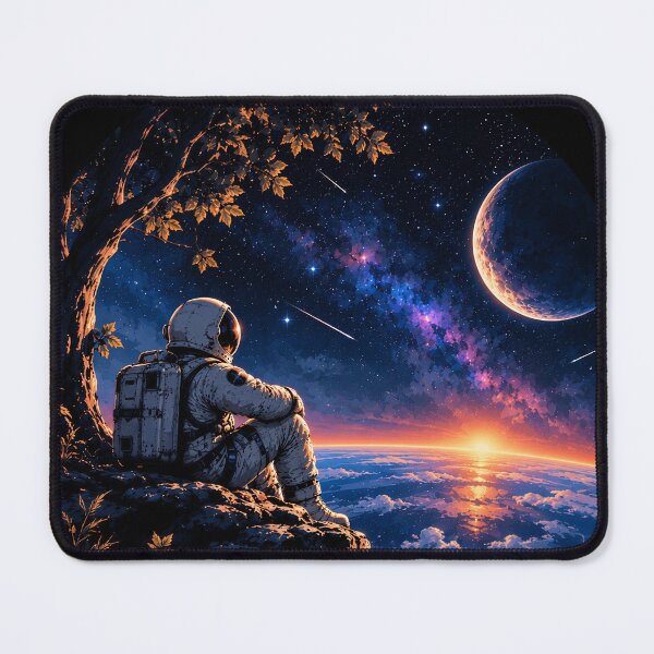 Item preview, Astronaut's Cosmic Sunset designed and sold by apex.vibe.