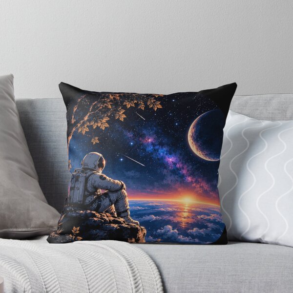 Item preview, Astronaut's Cosmic Sunset designed and sold by apex.vibe.