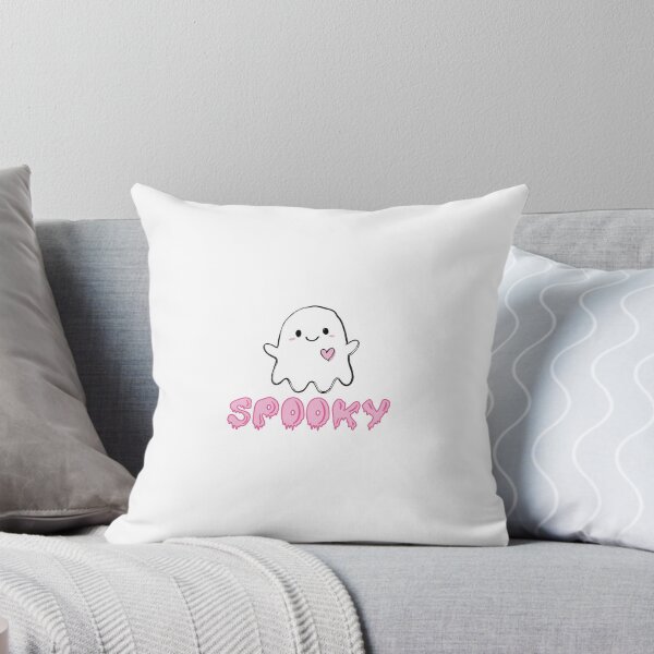 Item preview, Cute Pink Ghost Spooky Pastel Halloween Heart Doodle designed and sold by By The Moon.