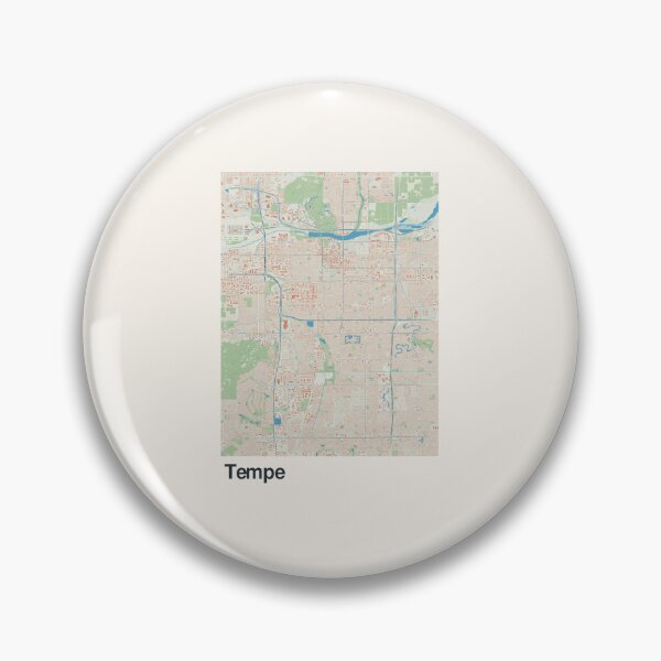 Item preview, Tempe Minimalistic Map Art designed and sold by MapsNerd.