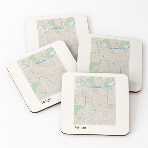 Item preview, Tempe Minimalistic Map Art designed and sold by MapsNerd.