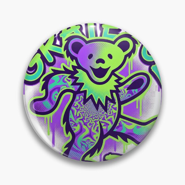 Item preview, Psychedelic Dancing Bear Neon Street Art Jam Rock designed and sold by liotuba.