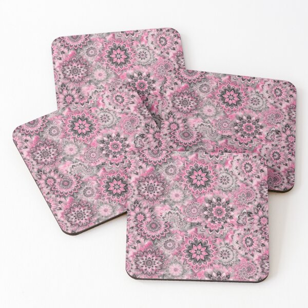Item preview, Pink and Charcoal Mandala Tapestry designed and sold by AW_Designs.