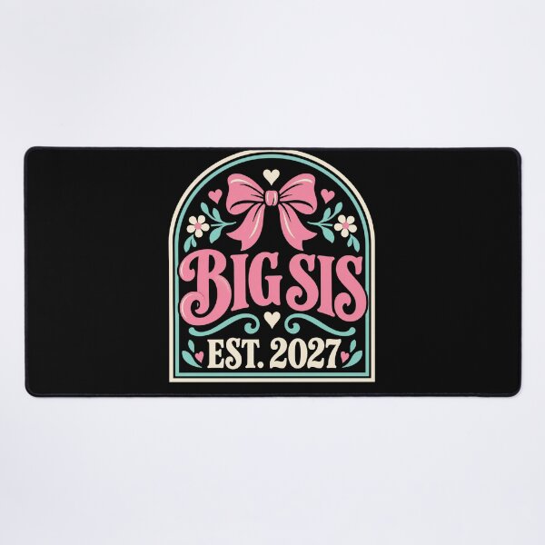 Item preview, Big Sis Est. 2027 Future Big Sister Pregnancy Announcement Sibling designed and sold by FolkGraphics.