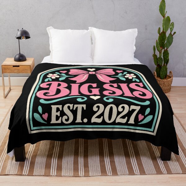 Item preview, Big Sis Est. 2027 Future Big Sister Pregnancy Announcement Sibling designed and sold by FolkGraphics.