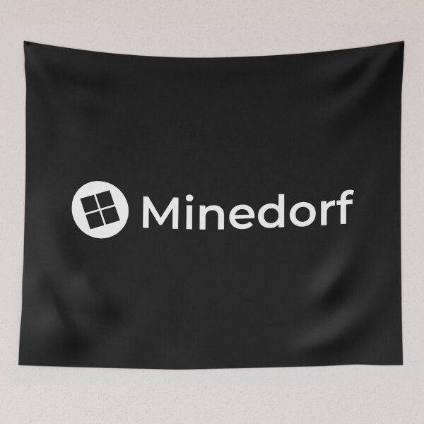Item preview, Minedorf Logo (white) designed and sold by flyxify | X-Shop.