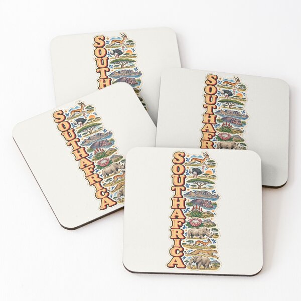 Item preview, South Africa Vintage Vertical Alphabet Safari Souvenir designed and sold by ReachForArt.