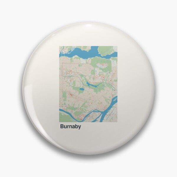 Item preview, Burnaby Minimalistic Map Art designed and sold by MapsNerd.