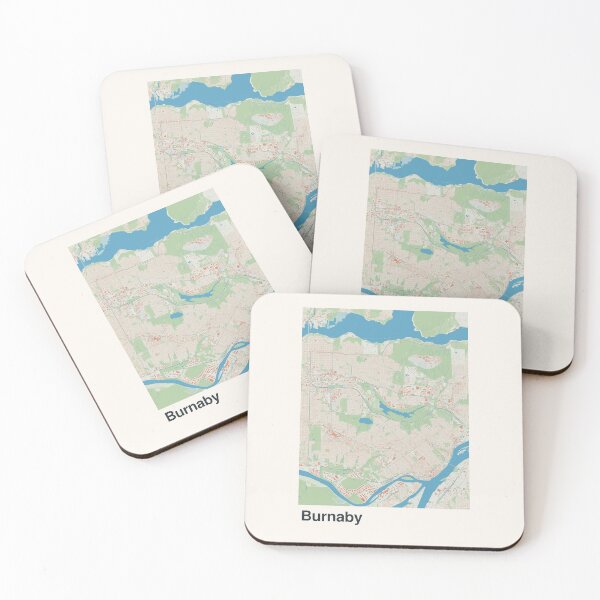 Item preview, Burnaby Minimalistic Map Art designed and sold by MapsNerd.