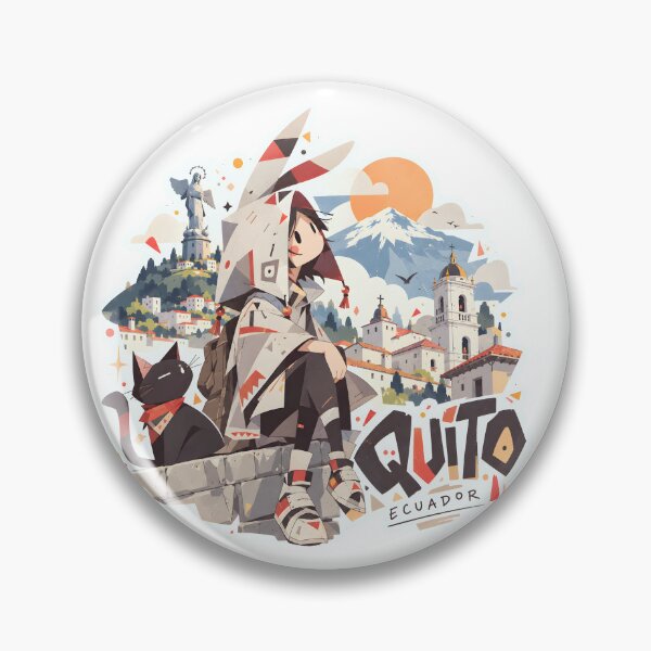 Item preview, Quito Ecuador Urban Anime Travel Art designed and sold by EdwinkOne.