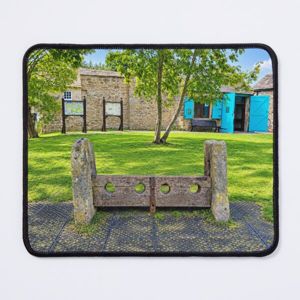 Item preview, Eyam Village Stocks, Historic Plague Remnants designed and sold by Astute-Artio-Photography.