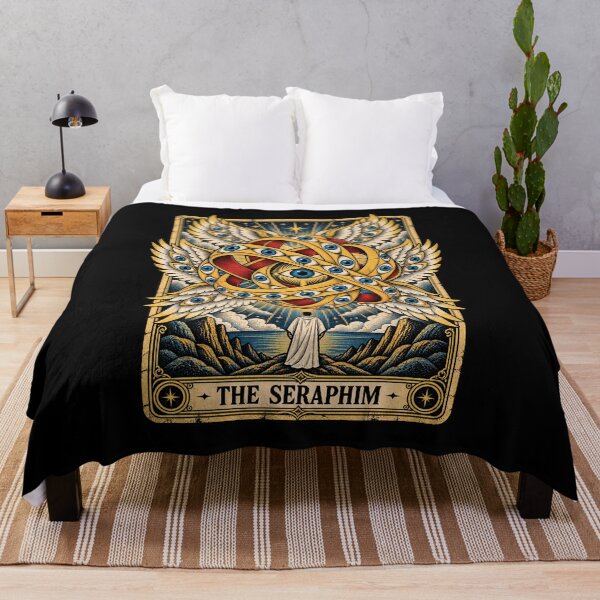 Item preview, Majestic Seraphim with Eyes and Wings Design designed and sold by rafaeltto.