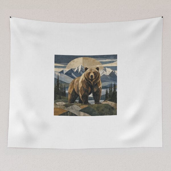 Item preview, Big Brown Bear in Kodiak Alaska designed and sold by GoodPlaceToShop.