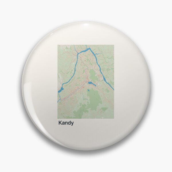 Item preview, Kandy Minimalistic Map Art designed and sold by MapsNerd.