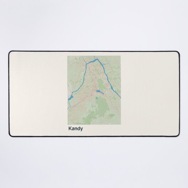 Item preview, Kandy Minimalistic Map Art designed and sold by MapsNerd.