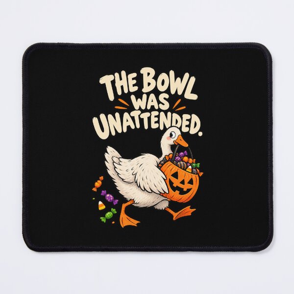 Item preview, The Bowl Was Unattended Funny Halloween Goose Humor designed and sold by MOTIFOLK.