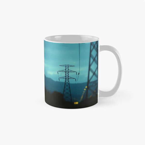Item preview, Electricity Pylon at Twilight AI Art designed and sold by Pylon-Bureau.