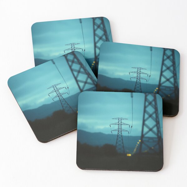 Item preview, Electricity Pylon at Twilight AI Art designed and sold by Pylon-Bureau.