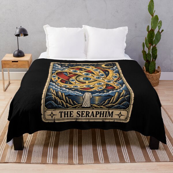 Item preview, Mystical Seraphim Design with All-Seeing Eyes designed and sold by rafaeltto.