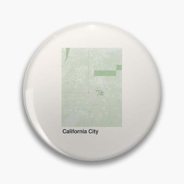 Item preview, California City Minimalistic Map Art designed and sold by MapsNerd.