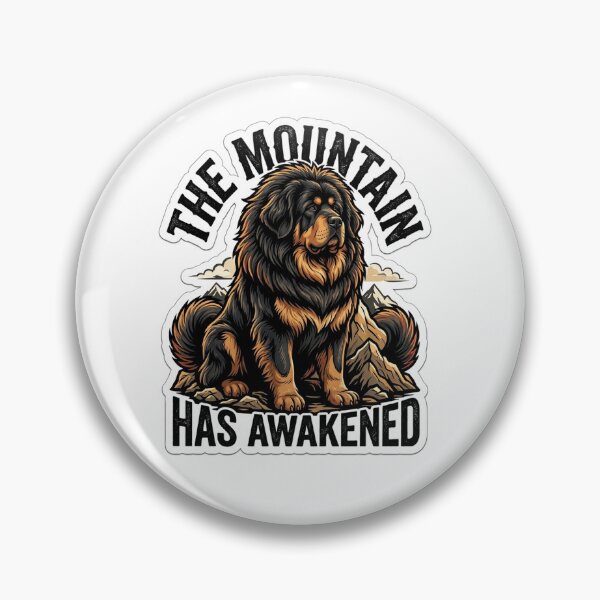 Item preview, The King Has Arrived Tibetan Mastiff designed and sold by cozynoockstudio.