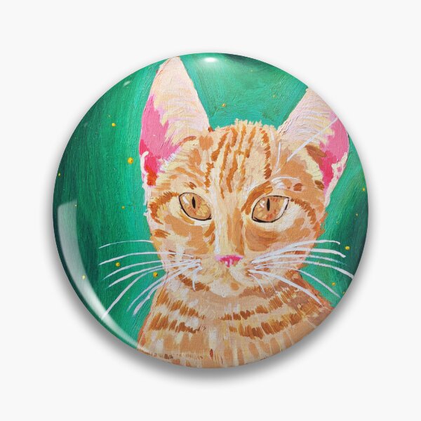 Item preview, Orange Cat Painting designed and sold by crystallinesoup.