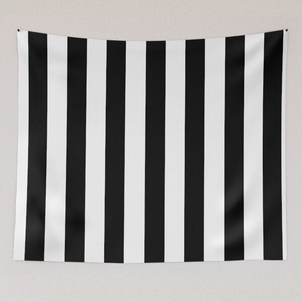 Item preview, Black and white vertical stripes pattern designed and sold by RishabhArts1.