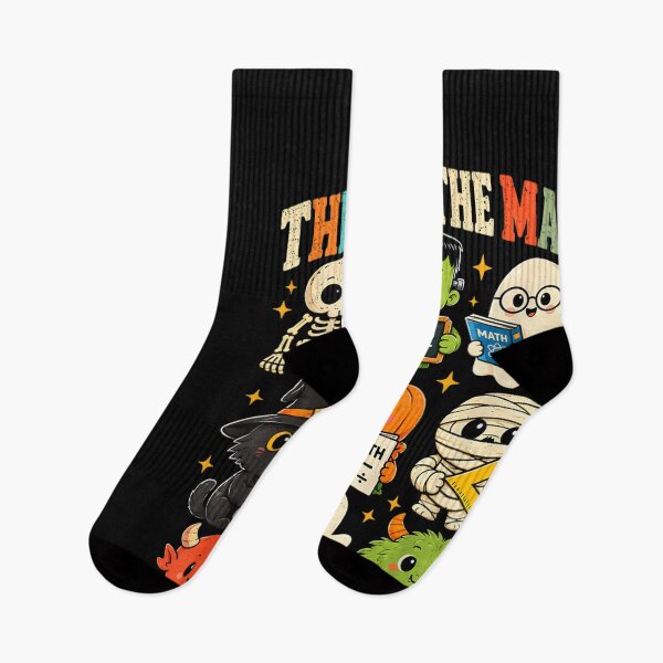 Item preview, Cute Halloween Monsters Learning Math Together designed and sold by DaphoLatara.