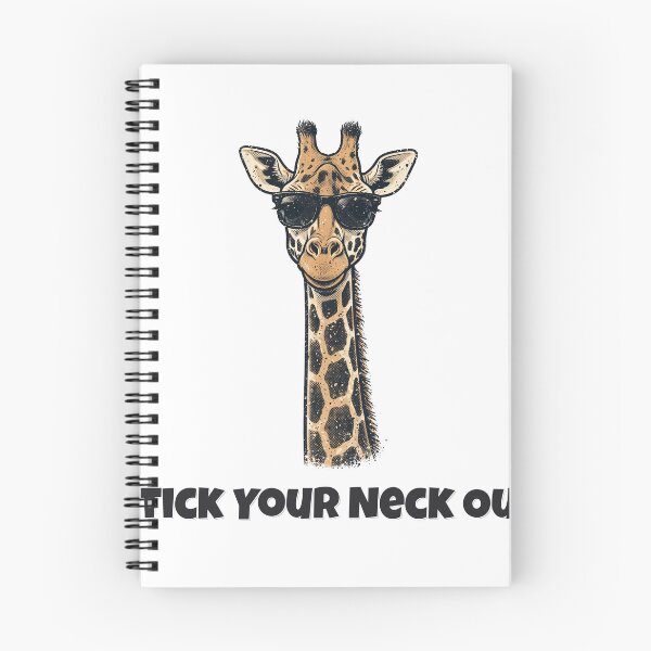 Item preview, Stick Your Neck Out Funny Giraffe Pun designed and sold by Wild Shades.