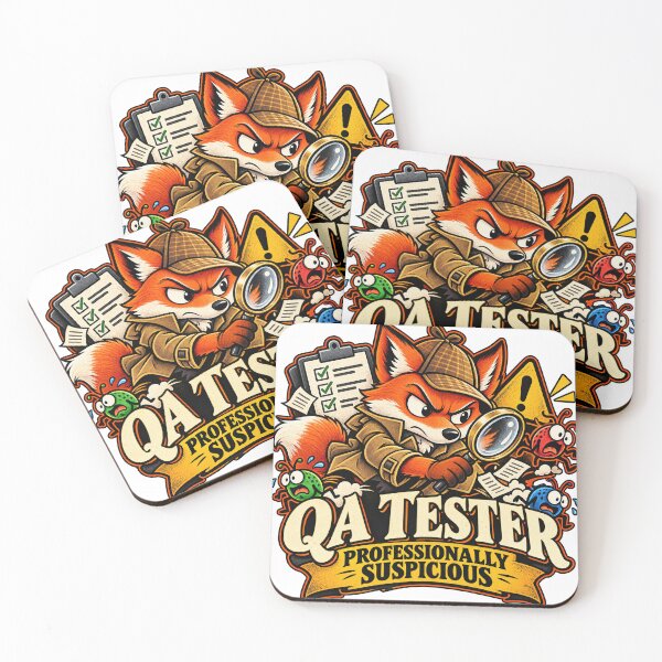 Item preview, QA Tester Professionally Suspicious - Funny Fox Detective designed and sold by Ink and Wink.