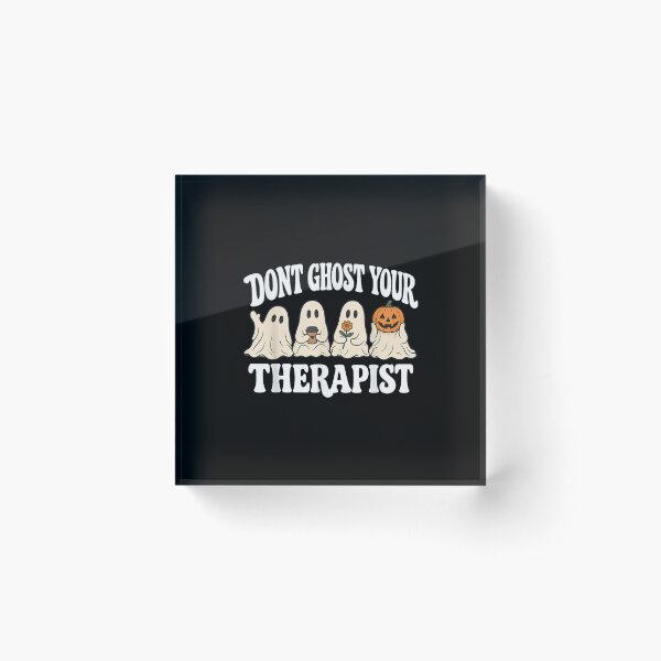 Item preview, Cute Halloween Ghosts with Therapy Humor designed and sold by DaphoLatara.