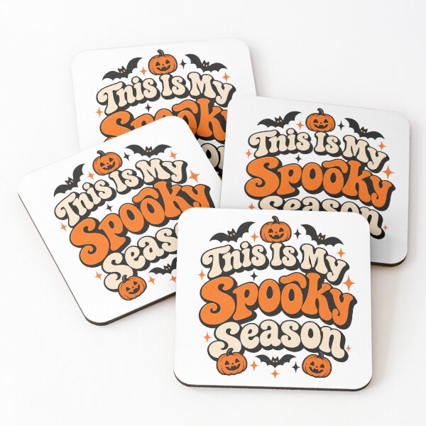 Item preview, This Is My Spooky Season – Retro Halloween Pumpkins and Bats designed and sold by OB-Store.