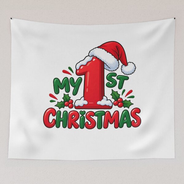 Item preview, My 1st Christmas Holiday Design designed and sold by LandFinStudio.