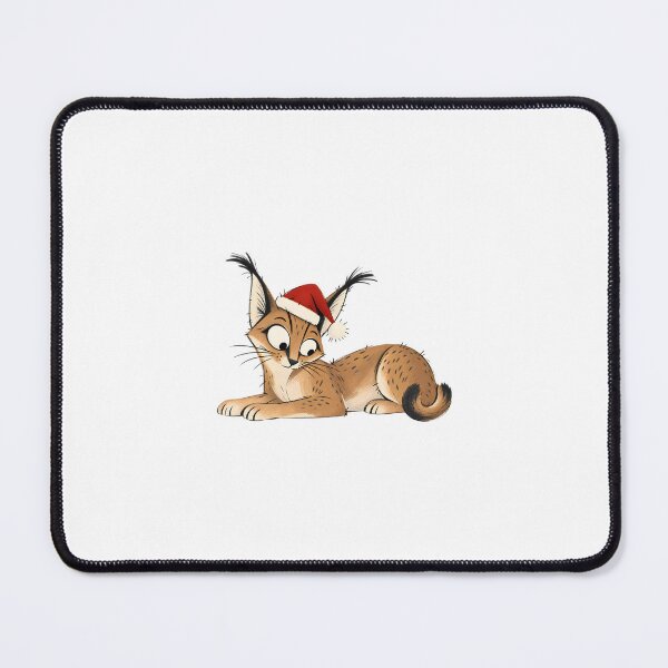 Item preview, Caracal in a Crooked Santa Cap designed and sold by The-Art-of-D.