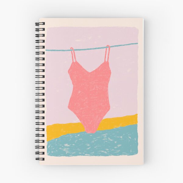 Item preview, Pink Swimsuit – Summer Beach House Art designed and sold by Studio Remier.
